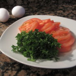 Parsley and tomatoes