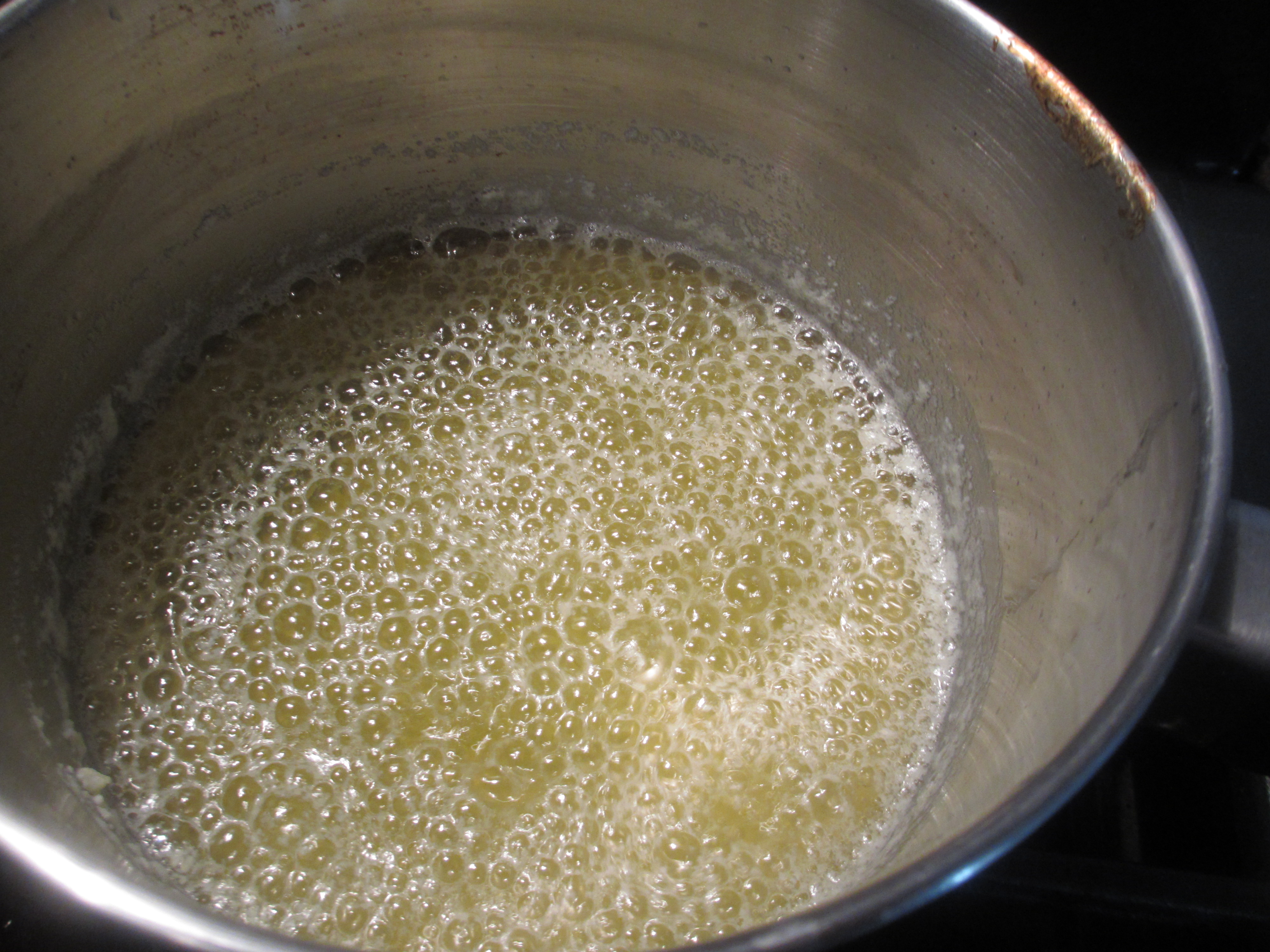 Boiling butter