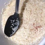 Rice in a pot