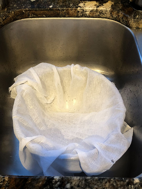 Homemade Cheese: Cheesecloth