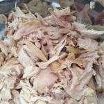 Shredded rotisserie chicken