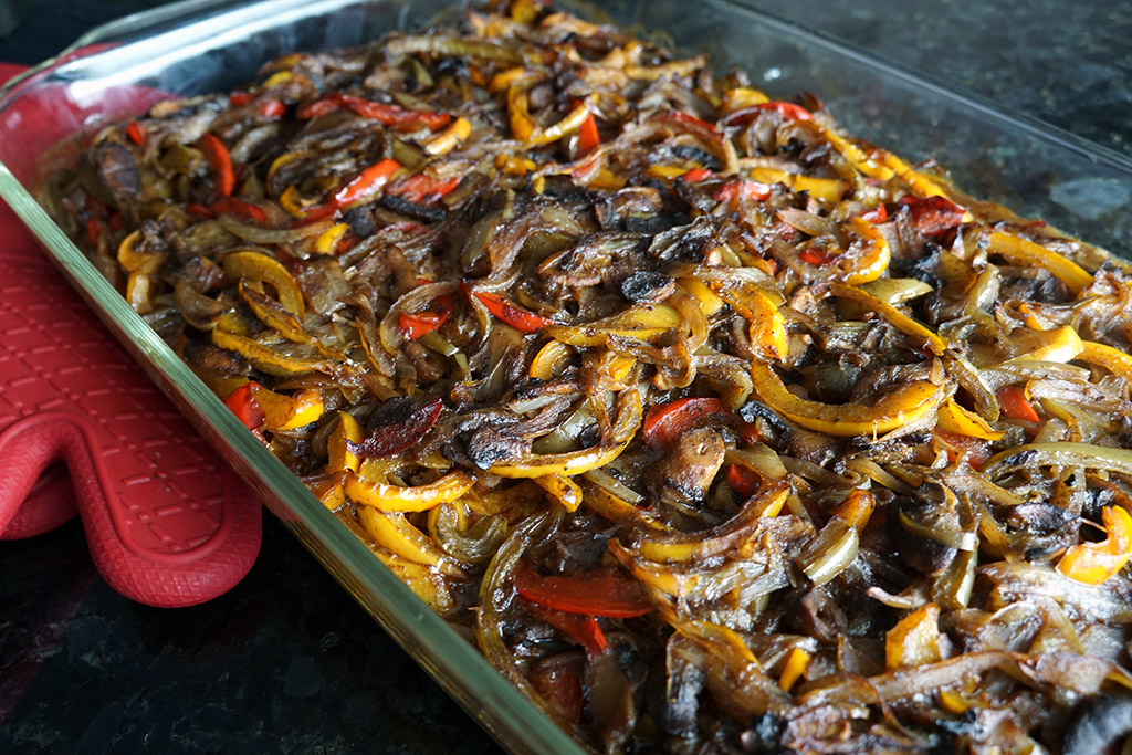 Tilapia and veggies, baked