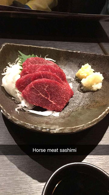 Horse Sashimi