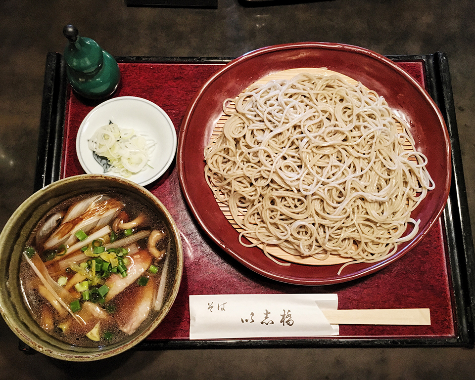 Soba noodles at Kamakura