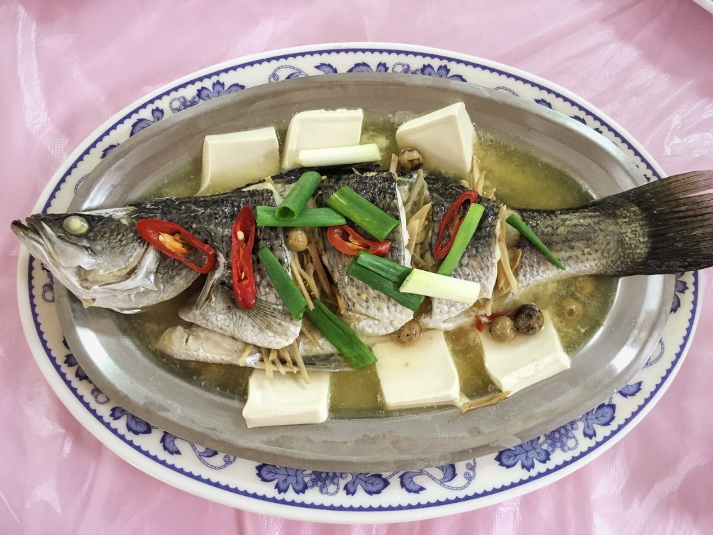 Steamed fish