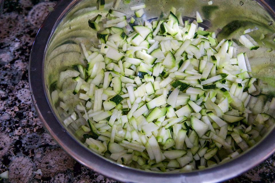 Chopped Zucchini