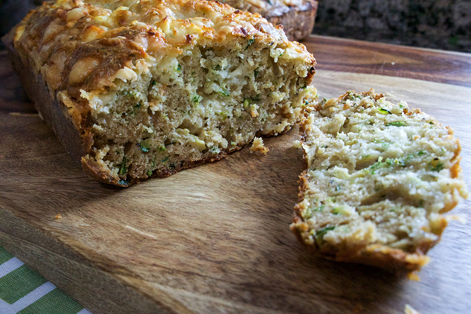 Zucchini Bread, Sliced